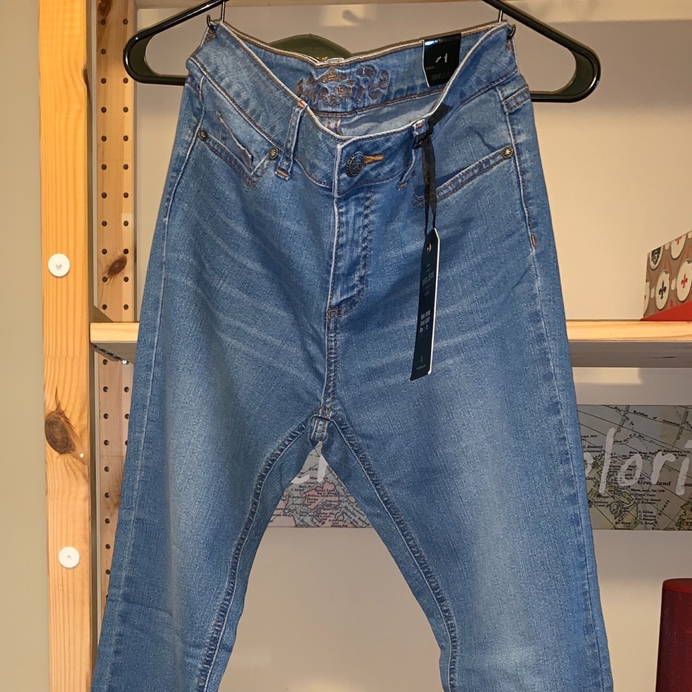 NEW Wax Light Wash Bootcut Jeans